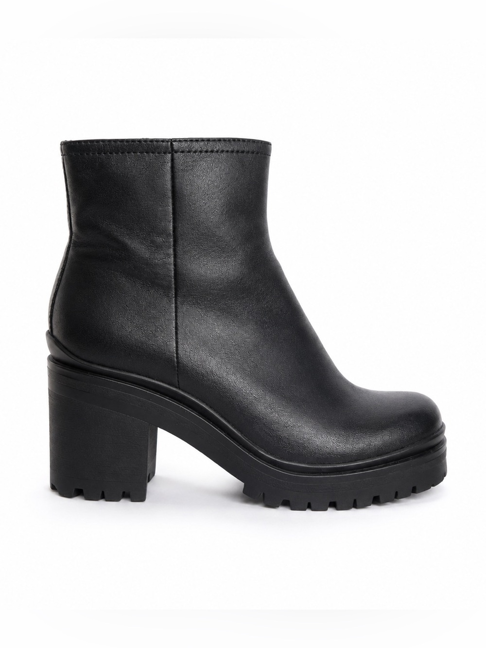 Jeffrey Campbell Tracker Platform Boots | Black Leather | Size 7.5